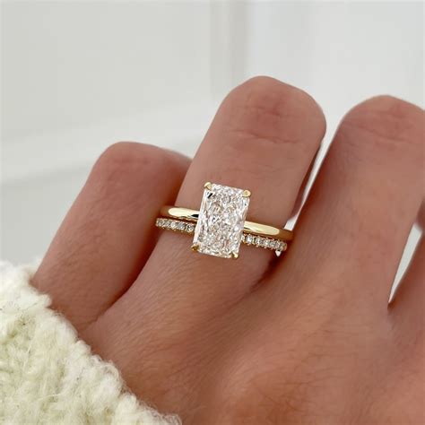 Delta 1 82 carat radiant cut engagement ring – Artofit