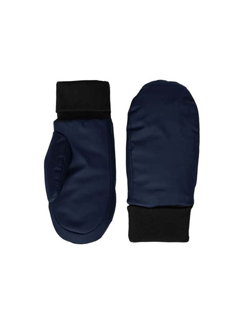 Rains Alta Puffer Mittens - Navy | Garmentory