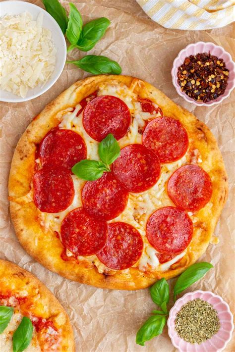 Pepperoni Flatbread Pizza - Carmy - Easy Healthy-ish Recipes