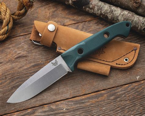 Benchmade 162 Bushcrafter Fixed Blade Knife - S30V Steel w/ L