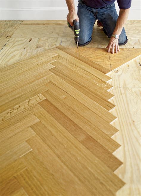 How To Install a Herringbone Floor | Herringbone floor, Flooring ...