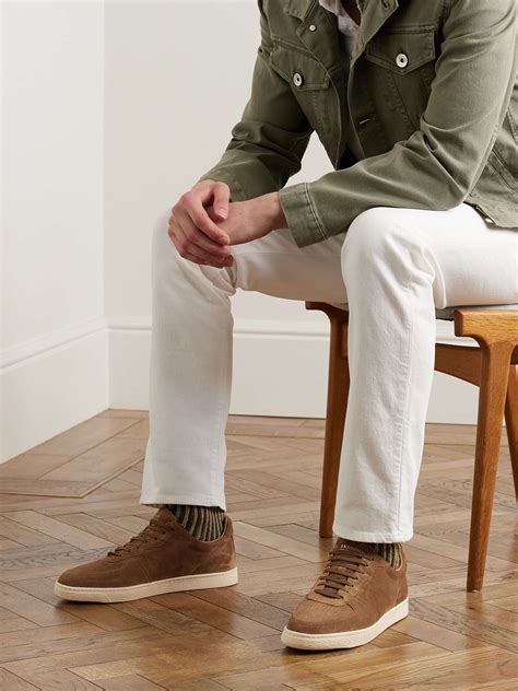 Suede athletic shoes sales