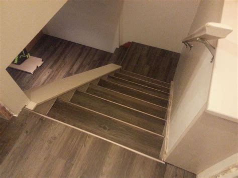 2.7m LUXURY CLICK VINYL FLOORING PUSHIN STAIR NOSING EDGE PROFILE TRIM ...