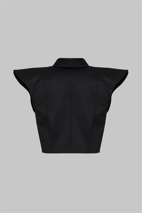 Black Collar Shirt Ladies