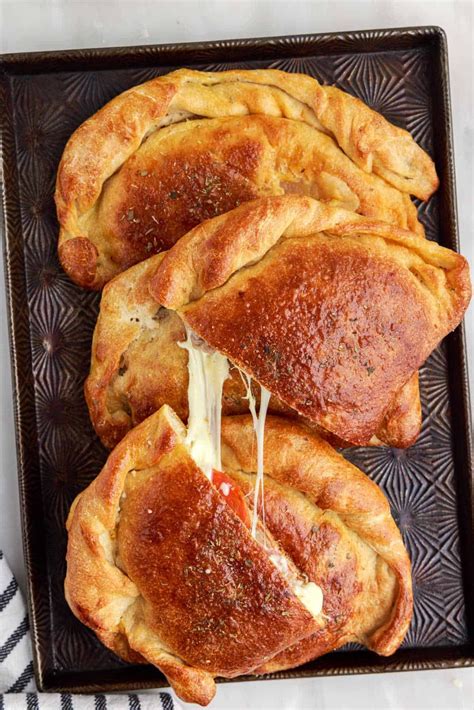 Meat Calzone A super easy and delicious game day appetizer or ...