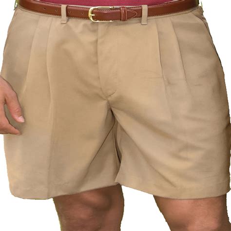 Edwards Garment Men's Pleated Front Soft Touch Shorts, Style 2474 ...