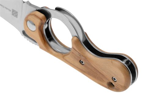 FOX Knives Elite FX-270-OL, Olive Wood coltello da tasca, Alain Descy ...