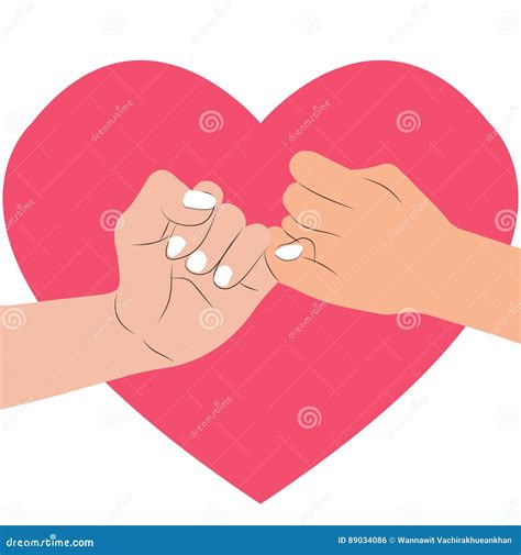 Pinky Promise Icon Finger Vector Trustworthy Swear Cooperation ...
