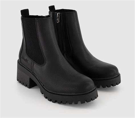 Blowfish Malibu Leven Chelsea Boots Black Tumbleweed - Women's Ankle Boots