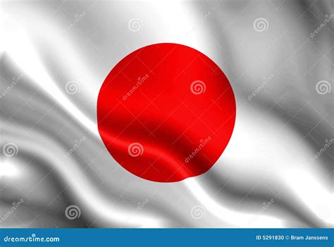 Japanese Flag . Imperial Japanese Army Flag. Rising Sun Symbol. Stock Photography ...