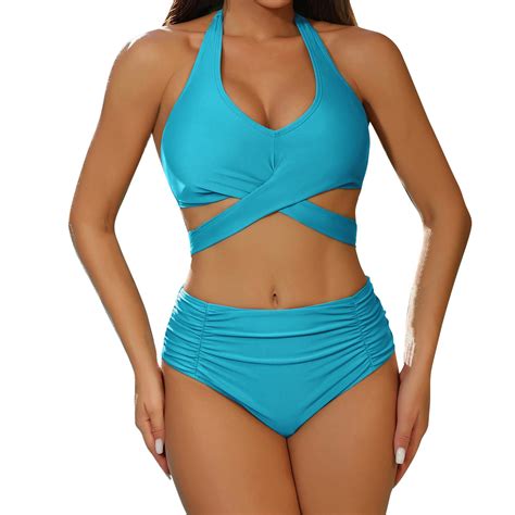 Divhosrg High Waisted Swimsuits for Women Sexy, Bikini Sets for Women ...