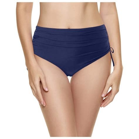 BAODANN Women's Swim Bottom High Waist Retro Basic Full Mesh Pants ...