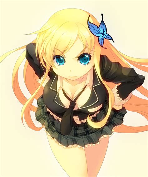 Safebooru - blue eyes boku wa tomodachi ga sukunai breasts butterfly ...