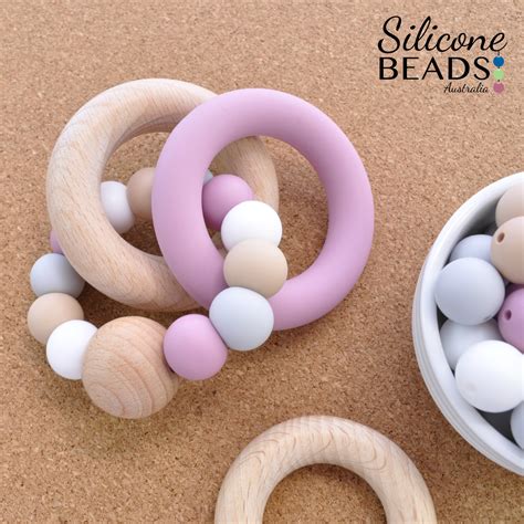Silicone Teether - 65mm Teething Ring