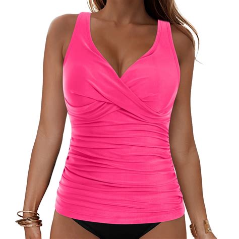 Women Sexy Cute Split Bikini Swimsuit High Waisted Bikini Sexy Push Up ...