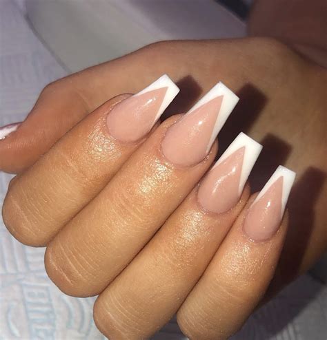 30 French Manicure Styles to Try Immediately | French tip acrylic nails ...