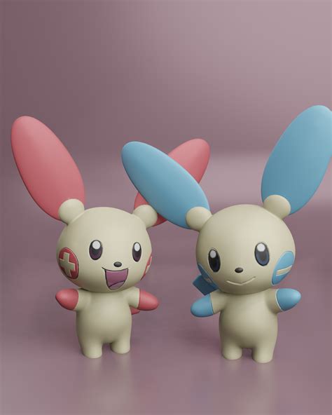 Plusle E Minun Umano
