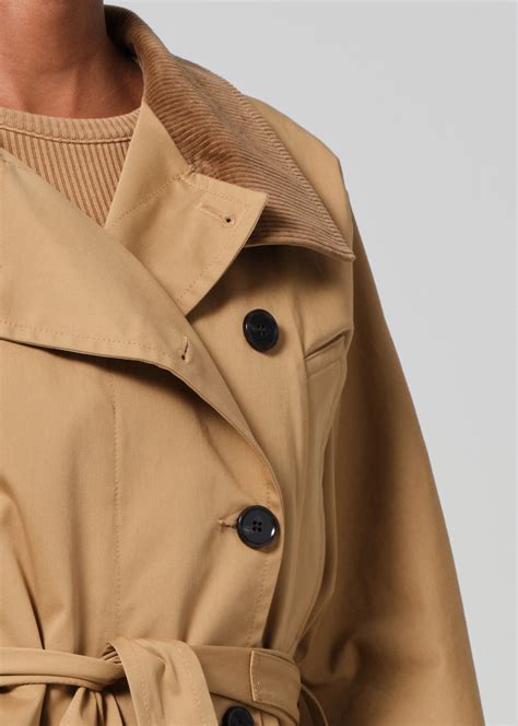 Kiernen Cropped Barn Jacket in British Tan – Citizens of Humanity