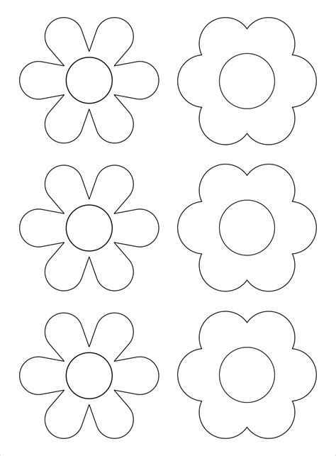 Free Printable Flower Template | FREE Printable HQ