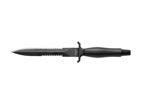 Gerber Mark 2 Knife 6.75 Black SS Double Serrated Blade Aluminum