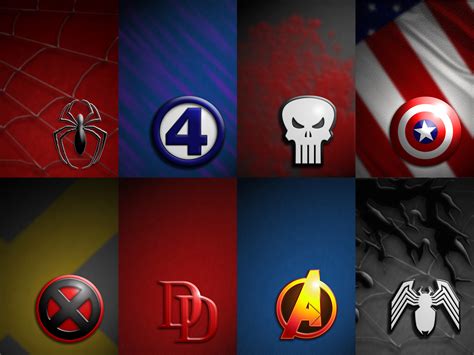 Marvel Logo Wallpaper - WallpaperSafari