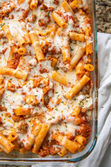 Classic Baked Ziti Recipe (Easy!) - Lauren's Latest | Recipe | Ziti ...