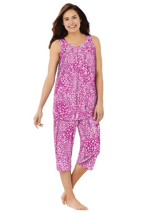 Dreams & Co. Women's Plus Size Cooling Pajamas - Walmart.com