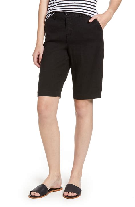 NYDJ Stretch Linen Blend Bermuda Shorts | Nordstrom | Jeans for short ...