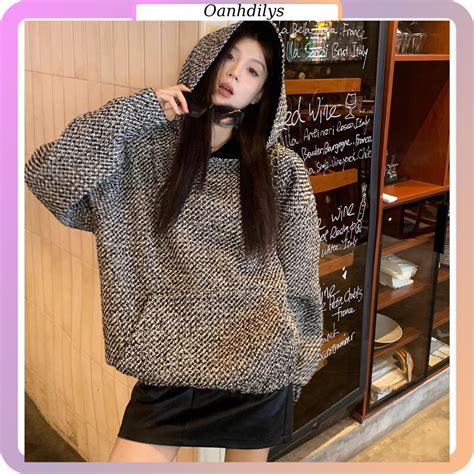 (Ready Stock) Comfortable wide form hoodie with long-sleeve sweatshirts ...