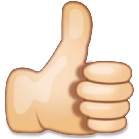 Download High Quality emoji clipart thumbs up Transparent PNG Images ...