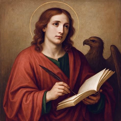 St John the Apostle Canvas | Apostle & Evangelist | Beloved Apostle of Jesus | Saint Artwork ...