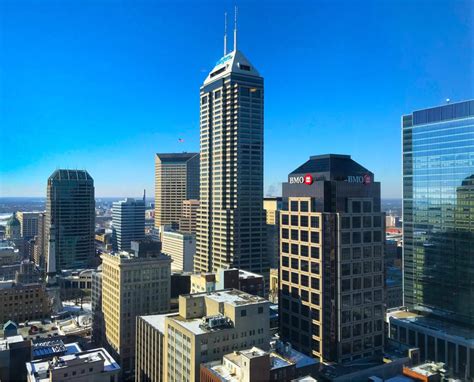 A "new-to-me" view of Indy I got the other day from the 25th floor of ...