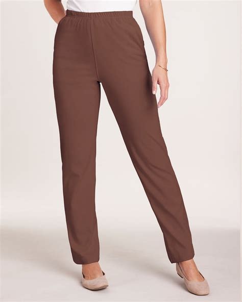 Blair Womens Essential Knit Petite Short Tapered Leg Pants - Walmart.com