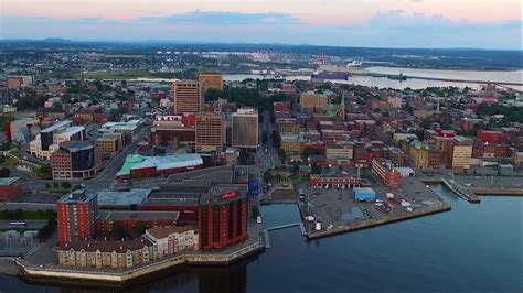 Saint John, New Brunswick , Canada - Saint John Aerial Drone ...