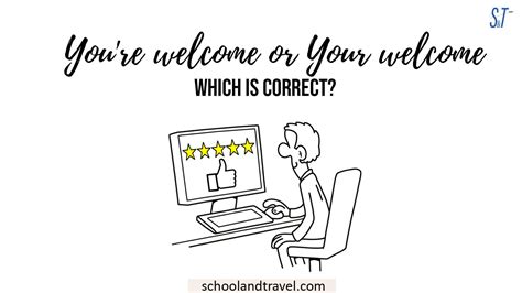 You're welcome or Your welcome: Which is Correct?