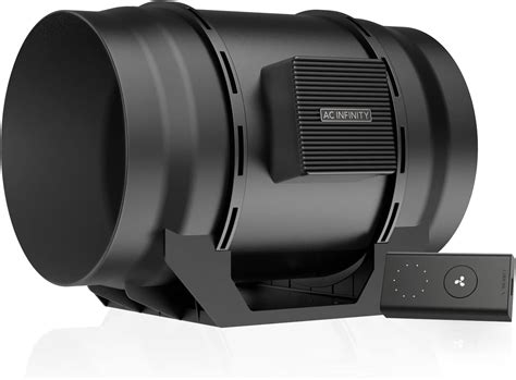 AC Infinity CLOUDLINE LITE A8, Quiet 8" Inline Duct Fan with Speed ...