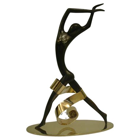 Art Deco Three Naked Men Holding Hands Bronze and Marble Base Sculpture 1930's For Sale at 1stDibs