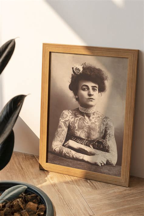Mrs. Maud Stevens Wagner First Female Tattoo Artist 1907 - Etsy