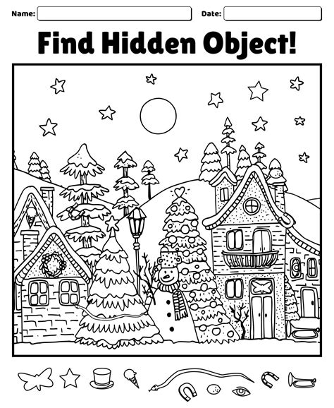 Free Hidden Object Printable