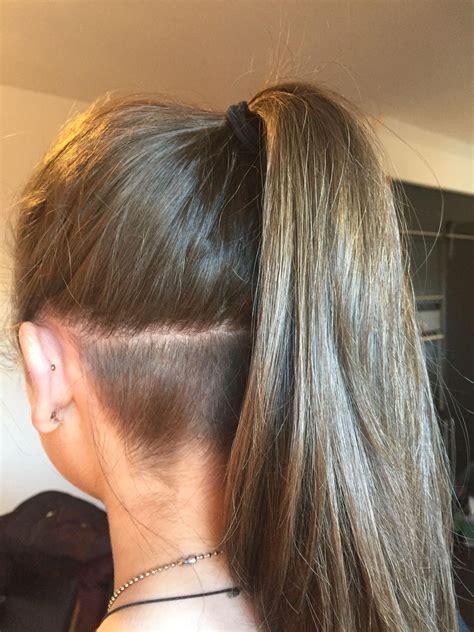 Womens Undercut Haircut Long Hair - obamatrain