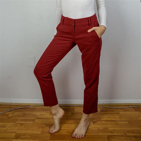 Red Size 00p Loft dress pants. Loft Petites, Marisa... - Depop