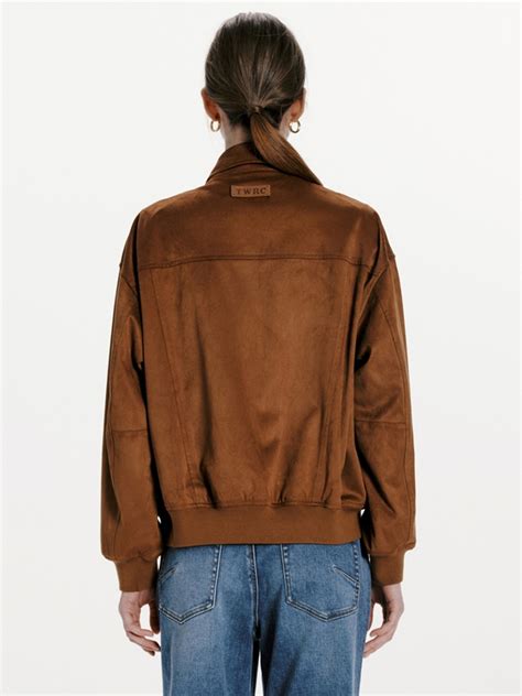 Women's Crop Lapel Suede Jacket - SuedeBlazer® Official Online Site And ...