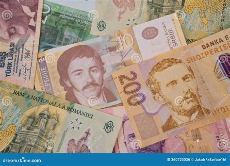 Assorted International Banknotes from Various Countries Stock Photo ...