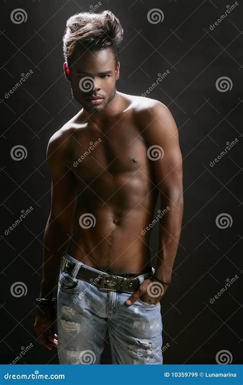 African American Nude Torso Black Man Stock Image - Image of black, attractive: 10359799