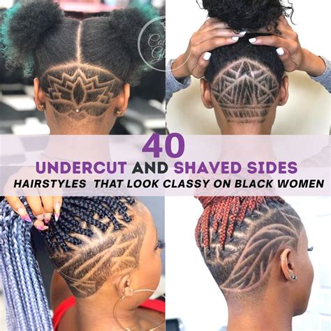 40 Stylish Undercut and Shaved Sides Hairstyles on Black women That ...