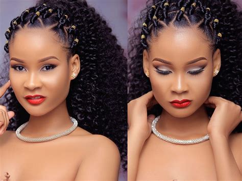 4 Amazing Braided Curly hairstyles – Fashenista