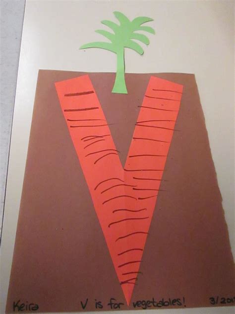 Letter V Arts And Crafts