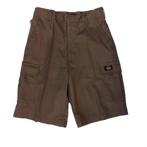 - Dickies Cargo Shorts - Khaki / Gold - New with... - Depop