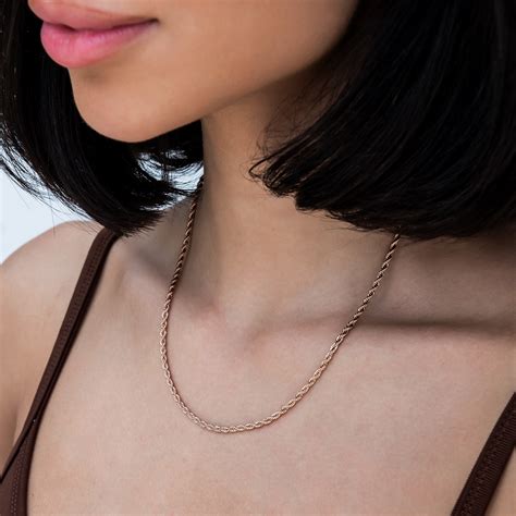 2MM Rose Gold Rope Chain | Luxury Twisted Chain | GLD - The GLD Shop