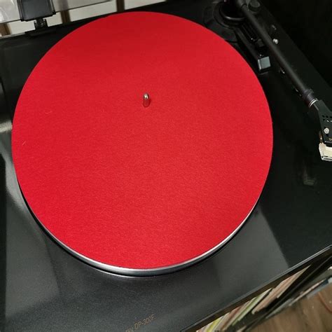 Rode LP slipmat - 12'' - Platenspeler - Vinyl LP Record Player - Audiophile -... | bol